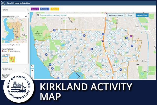 Kirkland Activity Map graphic