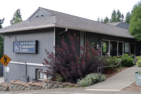 Front view of North Kirkland Community Center