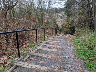 Stairs at Crestwoods Park