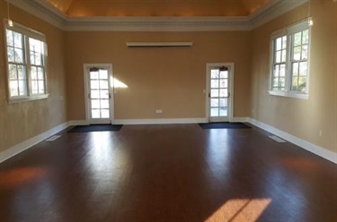 Interior view of Hall facing north wall