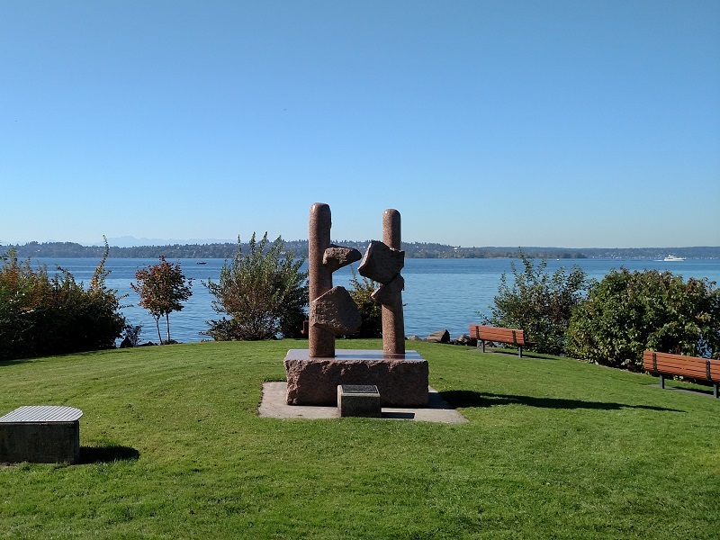 Winter Sculpture at Houghton Beach Park