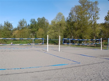 Volleyball Courts at Juanita Beach Park