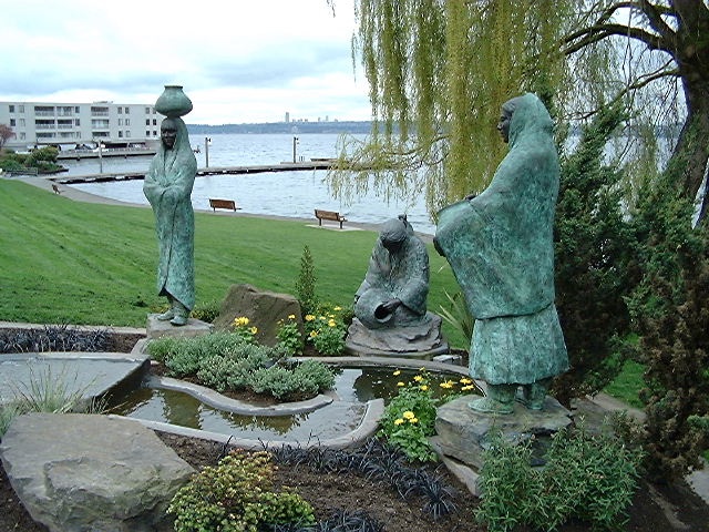 Water Bearers sculpture