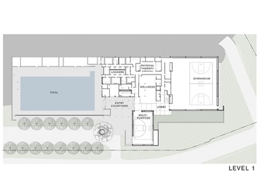 Floor Plan for Cal Maritime, Recreation and Aquatic Center