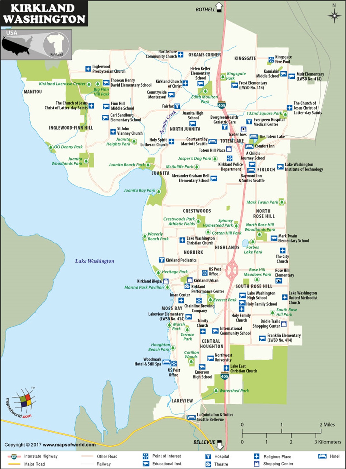 Kirkland Zip Code Map Level Ii & Iii Sex Offenders – City Of Kirkland