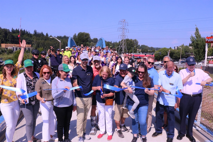 Totem Lake Connector ribbon-cutting