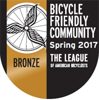 bicycle friendly community badge 2017