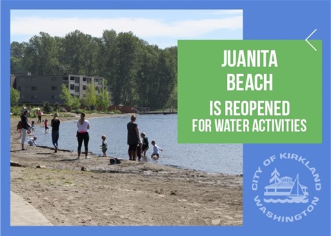 Juanita Beach Reopened