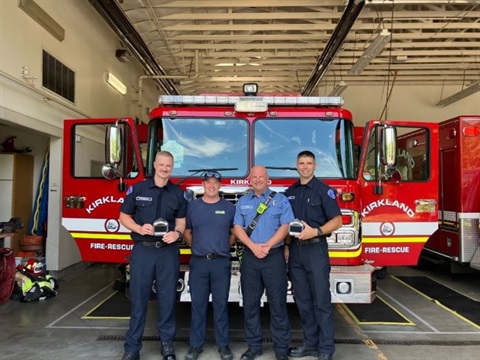 KFD new firefighters Bandel and Steinruck august 2022