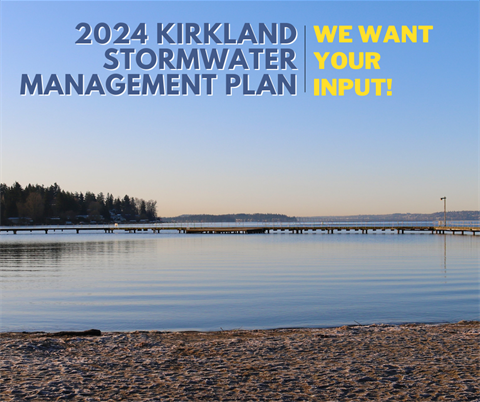 Stormwater Management Plan - We want you input!