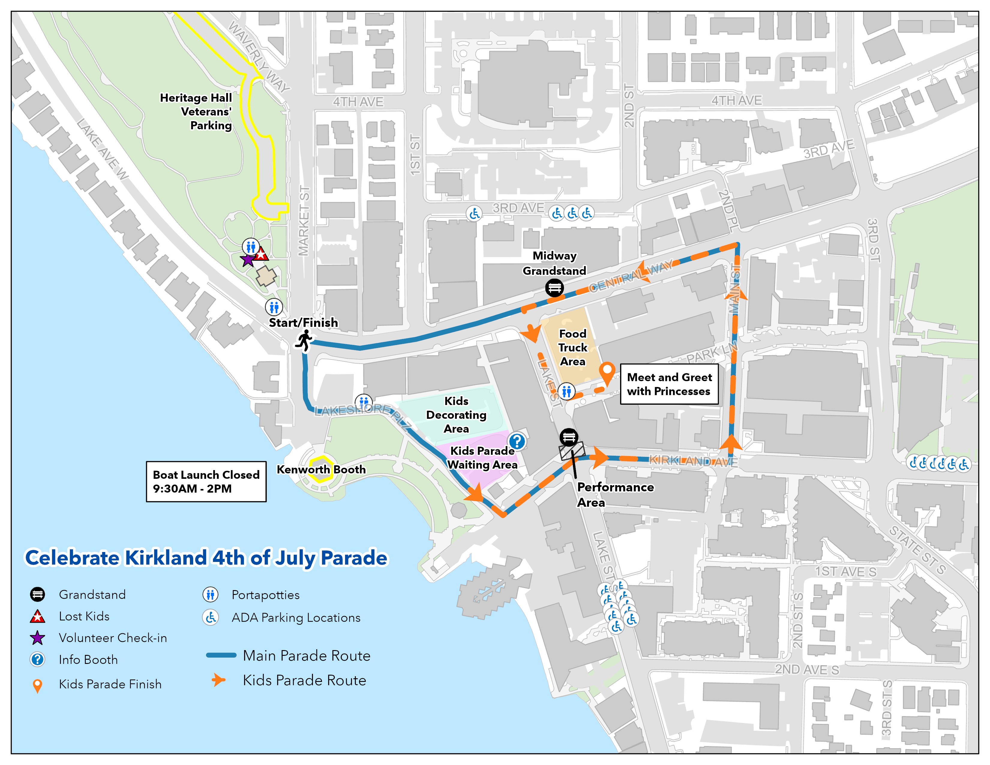 Official Parade Map