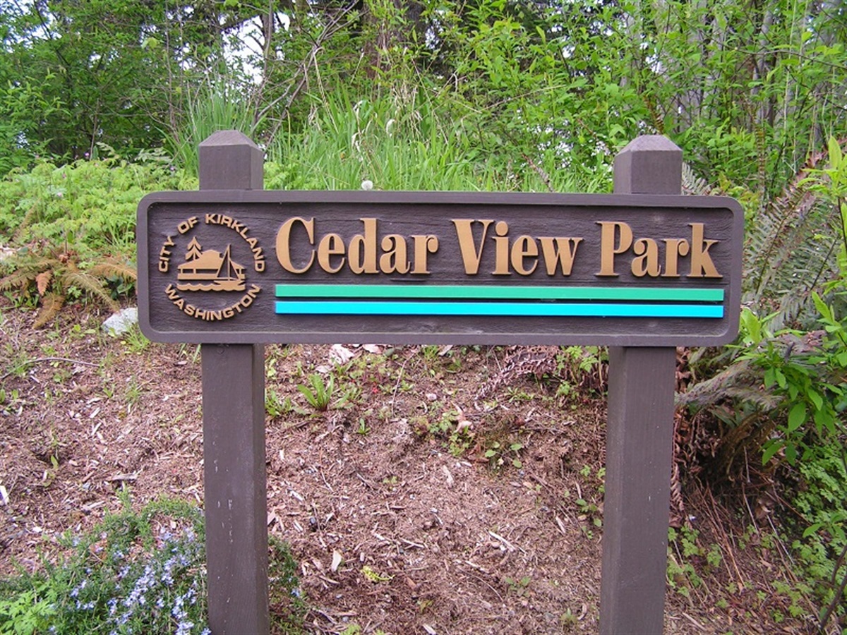 Cedar View Park City of Kirkland