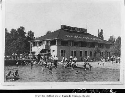 Historical photo of Juanita Beach Bathhouse