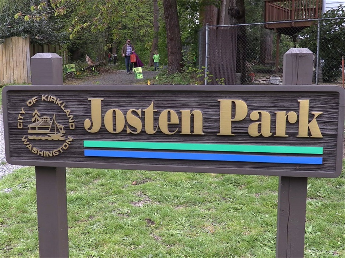 Josten Park sign