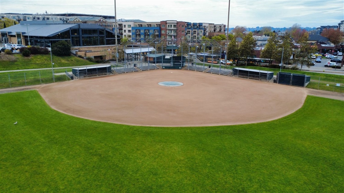 Lee Johnson Ballfield at Peter Kirk Park in 2026