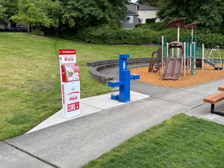 AED at Spinney Homestead Park