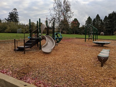 Terrace Park playground in Fall