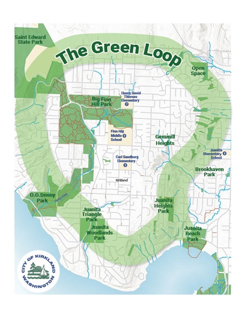 Green Loop Info Graphic Map