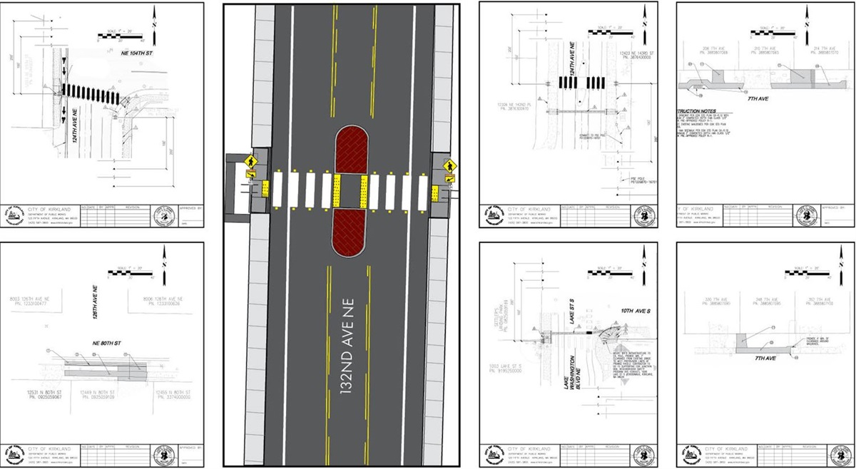 Schematics of Upcoming Neighborhood Safety Program Projects