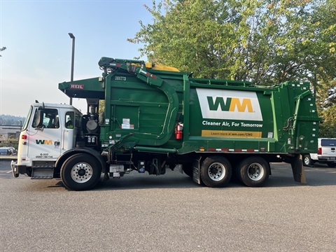 Green Waste Management Garbage Truck