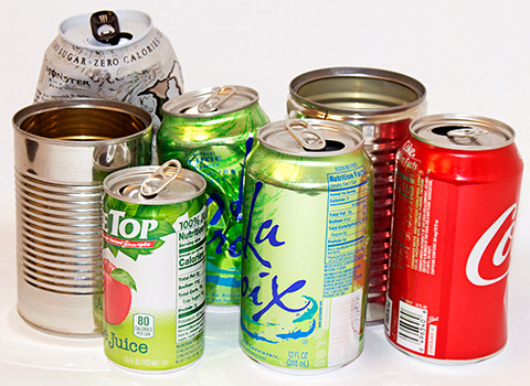 metal cans for recycling