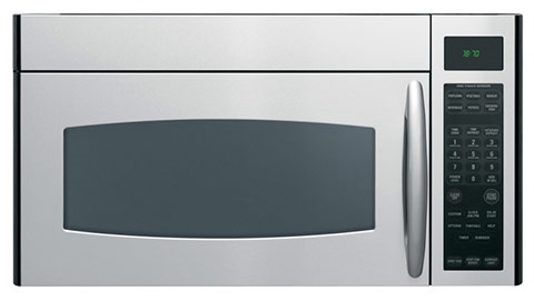 silver microwave