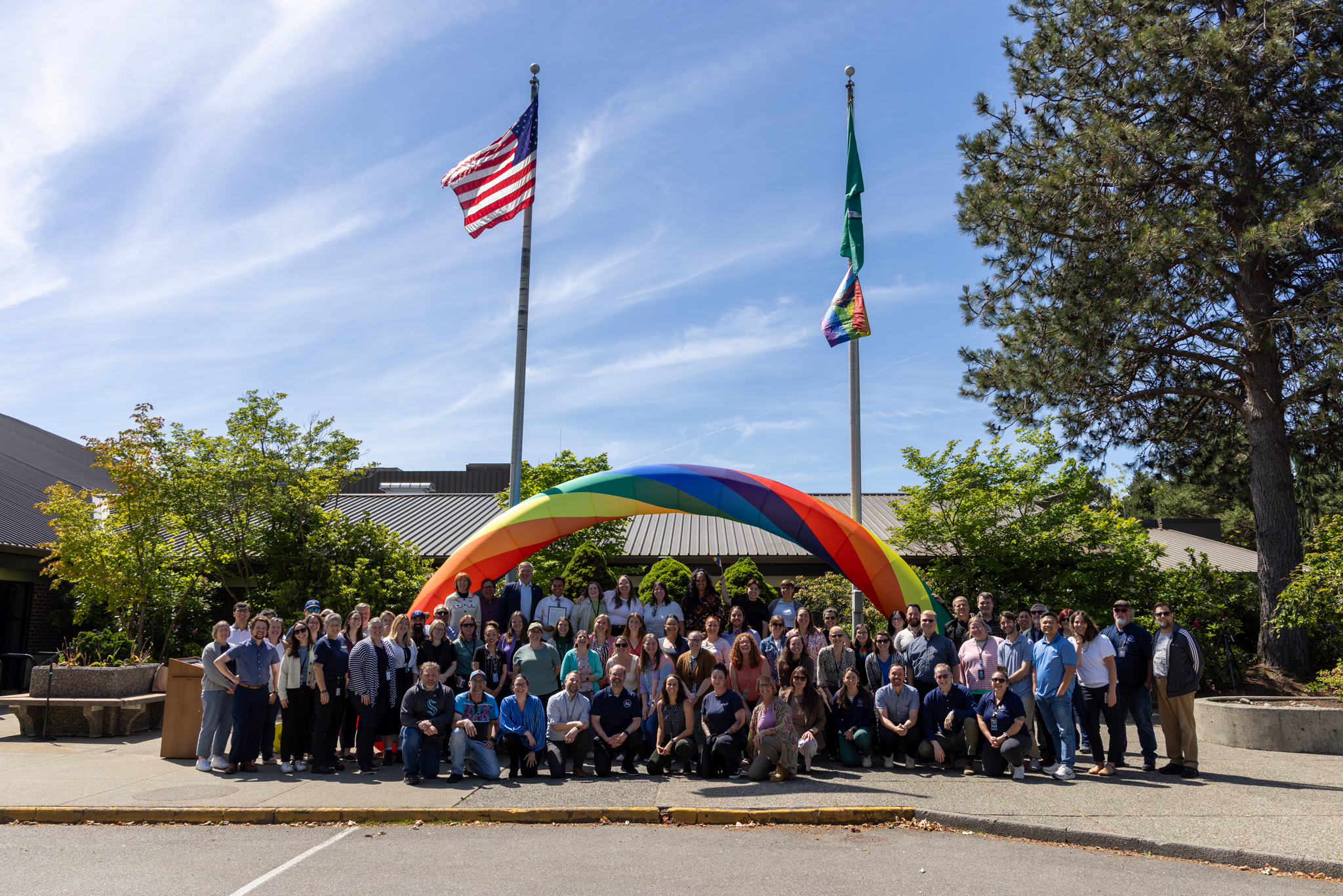 Pride Flag Raising 2025