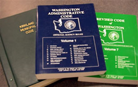 Three books of law codes