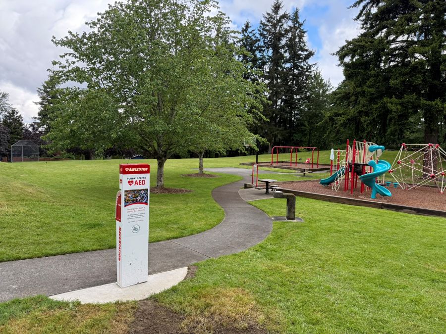 AED at Highlands Park 2025
