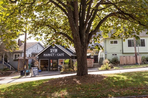 Neighborhood Cafe in residential area
