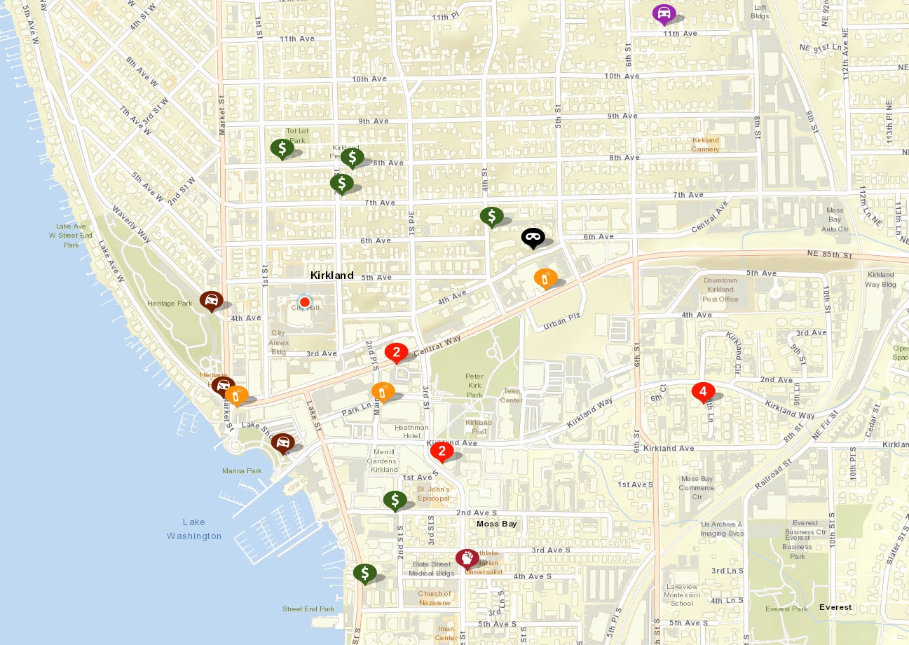 A crime map.
